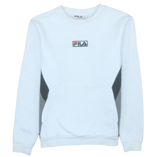Mens UK Size XS FILA White Pullover Sweatshirt