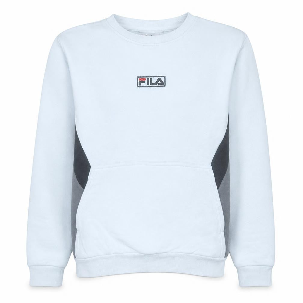 Mens UK Size XS FILA White Pullover Sweatshirt