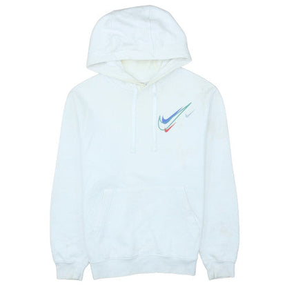 Mens UK Size S Nike White Pullover Hoodie