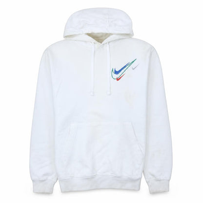 Mens UK Size S Nike White Pullover Hoodie