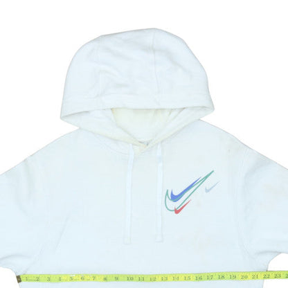 Mens UK Size S Nike White Pullover Hoodie