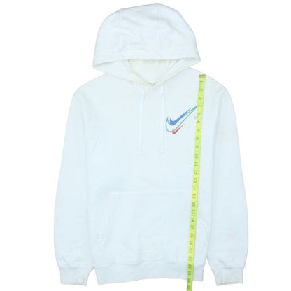 Mens UK Size S Nike White Pullover Hoodie