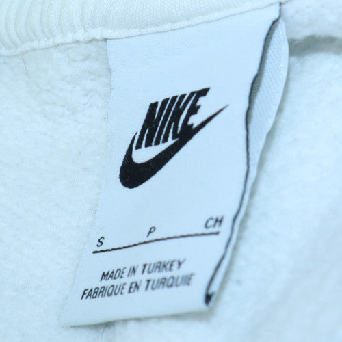 Mens UK Size S Nike White Pullover Hoodie