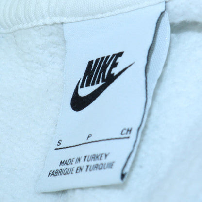 Mens UK Size S Nike White Pullover Hoodie