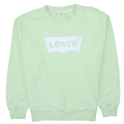 Womens UK Size S Levi's Green Pullover Sweatshirt