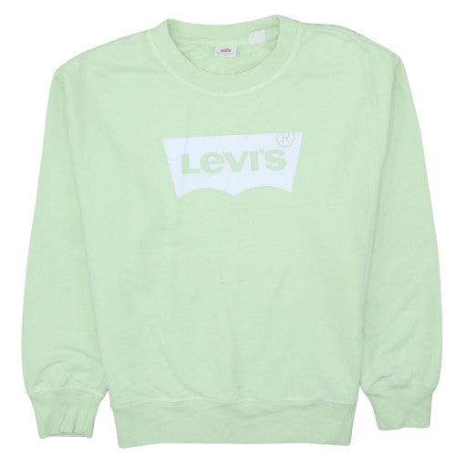 Womens UK Size S Levi's Green Pullover Sweatshirt