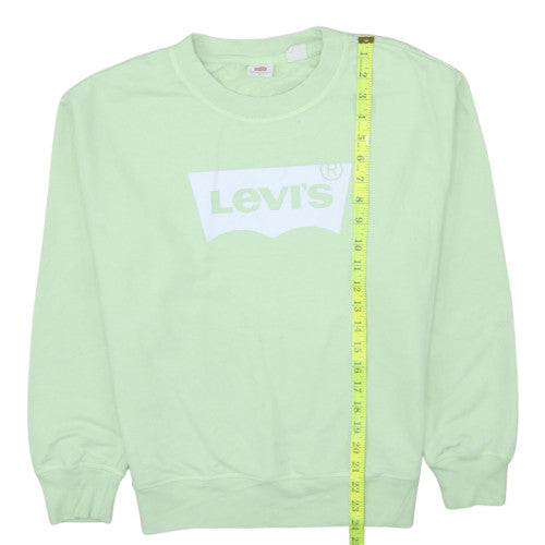 Womens UK Size S Levi's Green Pullover Sweatshirt