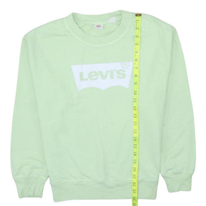 Womens UK Size S Levi's Green Pullover Sweatshirt