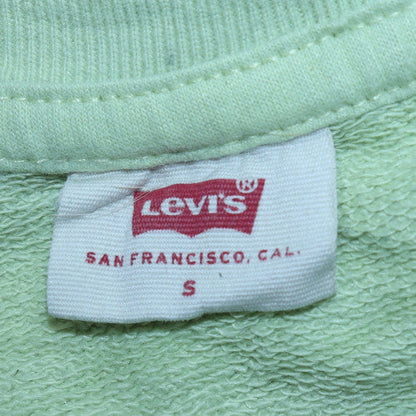 Womens UK Size S Levi's Green Pullover Sweatshirt