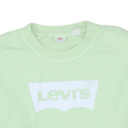 Womens UK Size S Levi's Green Pullover Sweatshirt