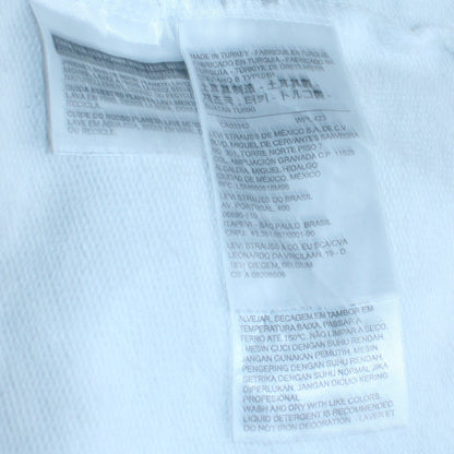 Mens UK Size M Levi's White Pullover Hoodie