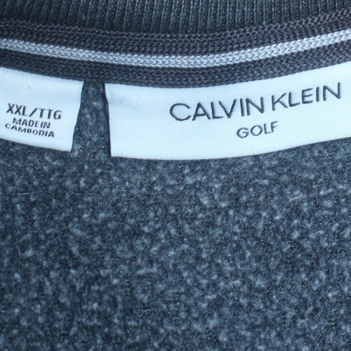 Mens UK Size 2XL Calvin Klein Grey Pullover Sweatshirt