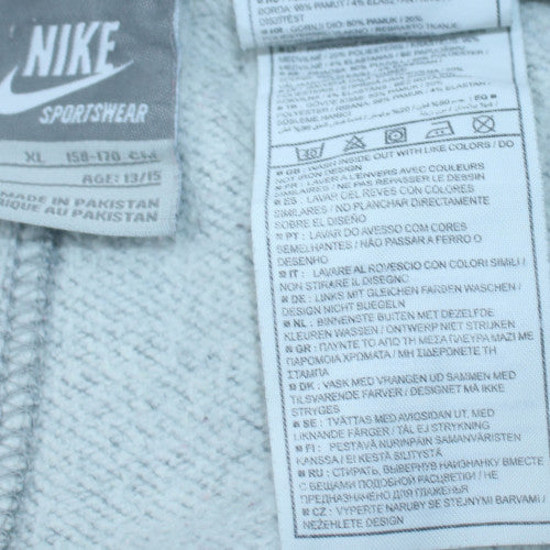 Boys UK Size XL Nike Regular Fit Jogger Grey Trousers