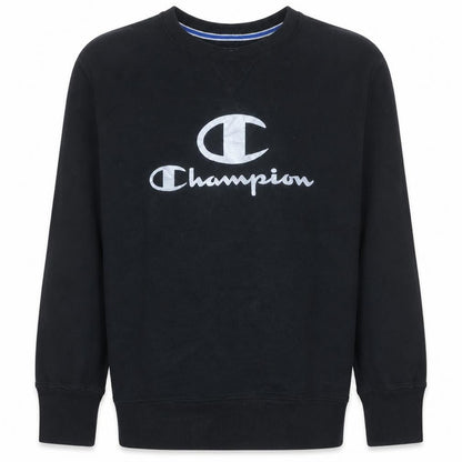 Mens UK Size L Champion Black Pullover Sweatshirt