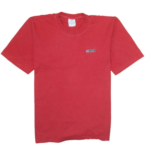 Mens UK Size L adidas Red  T-Shirt