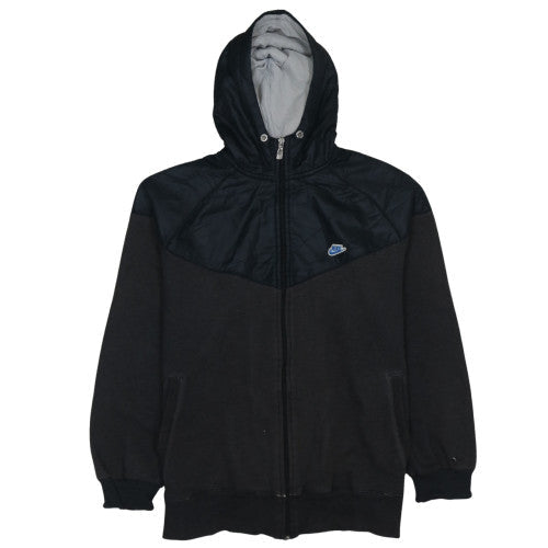 Mens UK Size L Nike Black Full Zip Hoodie