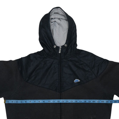 Mens UK Size L Nike Black Full Zip Hoodie