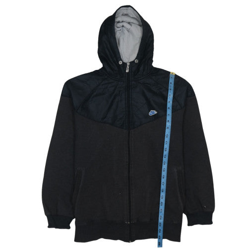 Mens UK Size L Nike Black Full Zip Hoodie