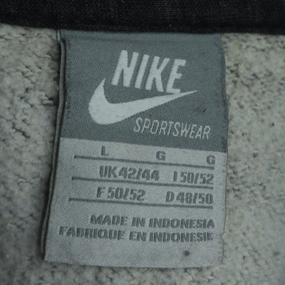 Mens UK Size L Nike Black Full Zip Hoodie