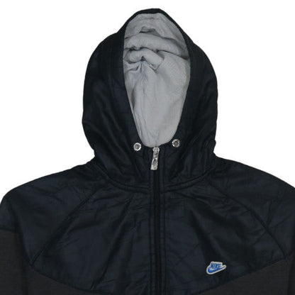 Mens UK Size L Nike Black Full Zip Hoodie