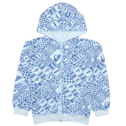 Teens UK Size 12 Quiksilver Blue Full Zip Hoodie