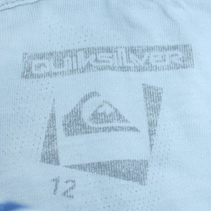 Teens UK Size 12 Quiksilver Blue Full Zip Hoodie