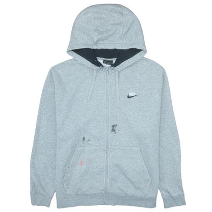Mens UK Size XL Nike Grey Full Zip Hoodie