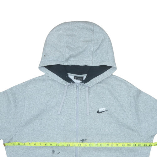 Mens UK Size XL Nike Grey Full Zip Hoodie