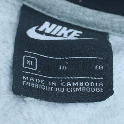 Mens UK Size XL Nike Grey Full Zip Hoodie