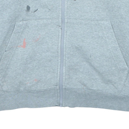 Mens UK Size XL Nike Grey Full Zip Hoodie