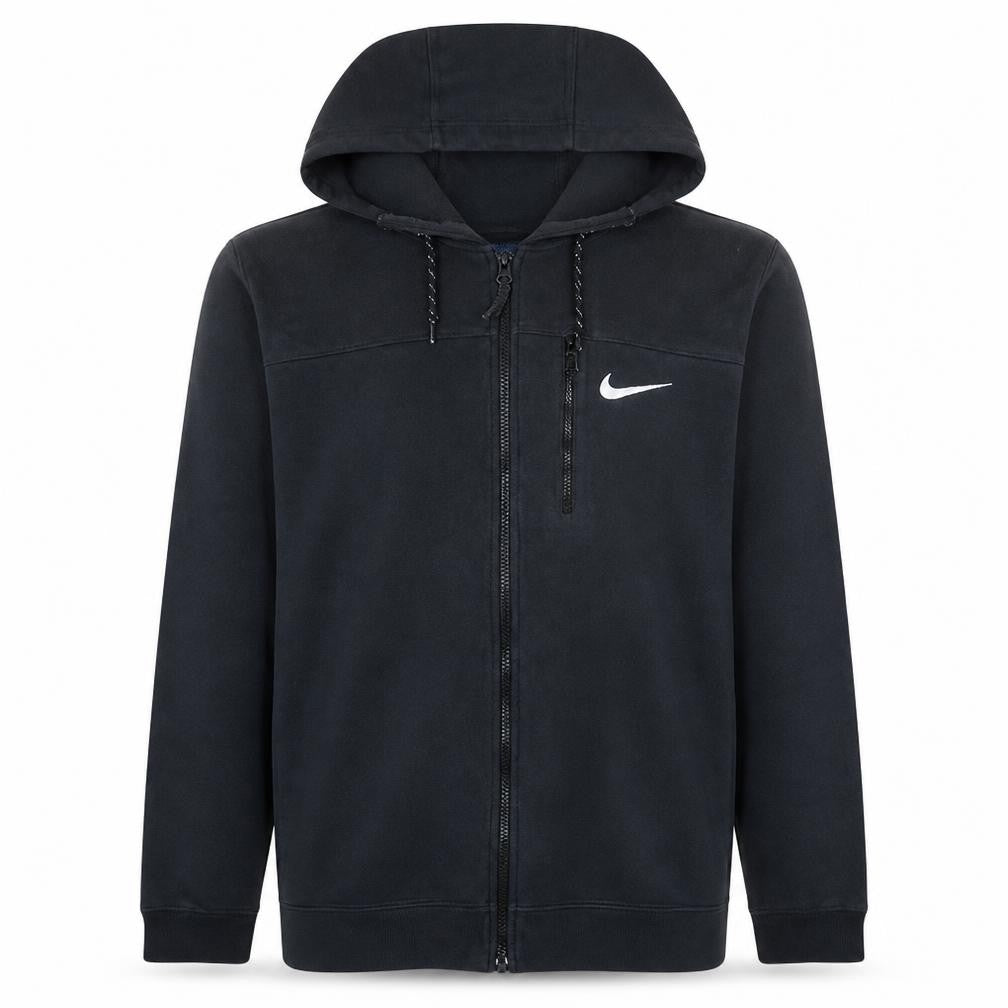 Mens UK Size L Nike Black Full Zip Hoodie