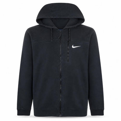 Mens UK Size L Nike Black Full Zip Hoodie