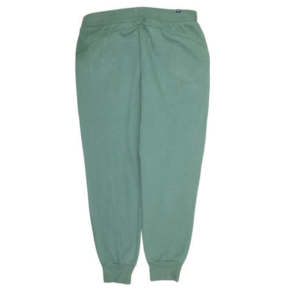 Puma Men's Green Jogger Sweatpants Size L Cotton Blend