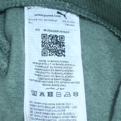 Puma Men's Green Jogger Sweatpants Size L Cotton Blend