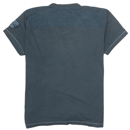Mens UK Size L Maver Denim Grey  T-Shirt