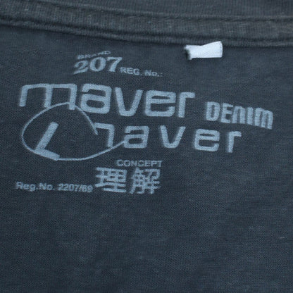 Mens UK Size L Maver Denim Grey  T-Shirt