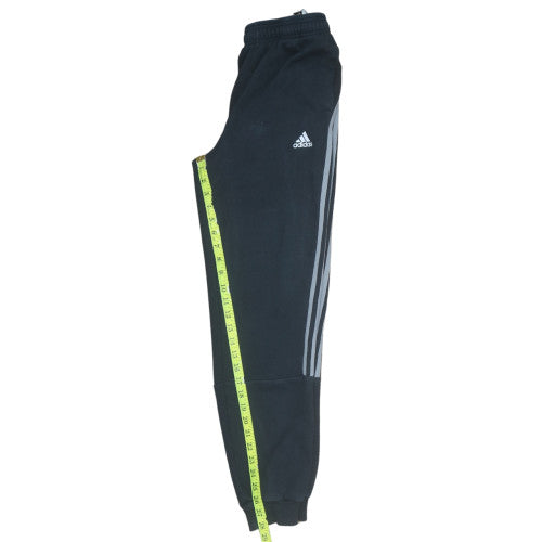 Adidas Boys Black Jogger Trousers 14 Years Fleece Activewear Pants