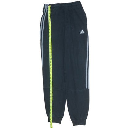 Adidas Boys Black Jogger Trousers 14 Years Fleece Activewear Pants