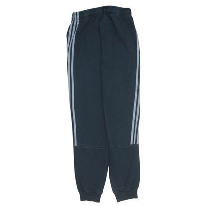 Adidas Boys Black Jogger Trousers 14 Years Fleece Activewear Pants