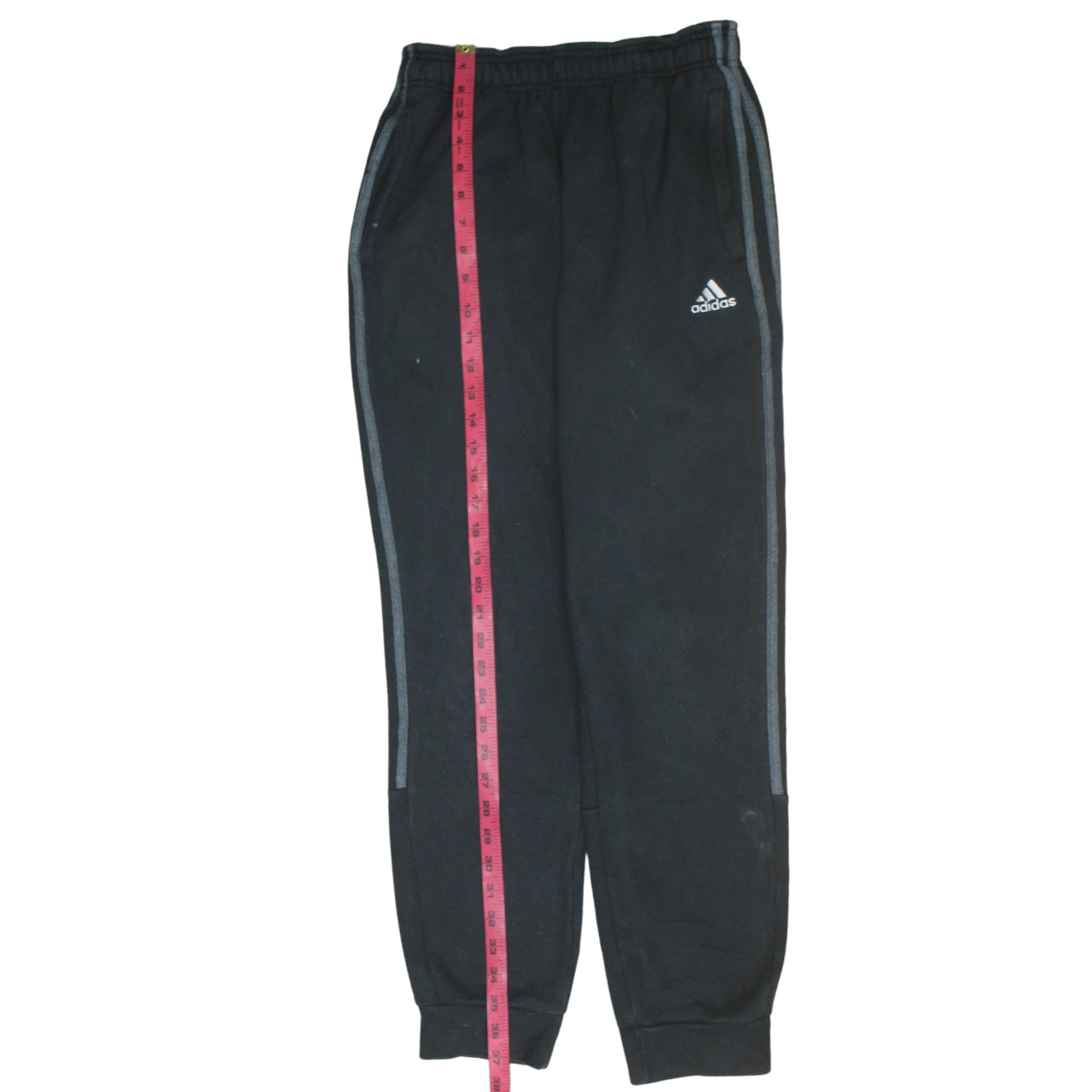 Mens UK Size S adidas Regular Fit Jogger Black Trousers