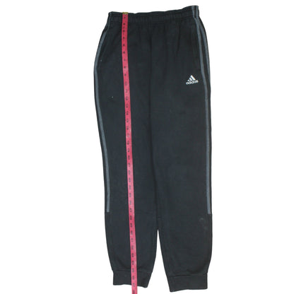 Mens UK Size S adidas Regular Fit Jogger Black Trousers
