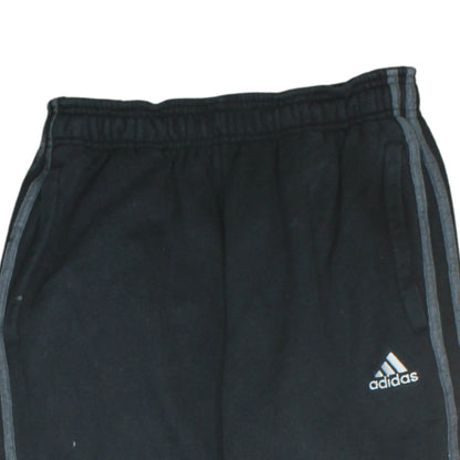 Mens UK Size S adidas Regular Fit Jogger Black Trousers