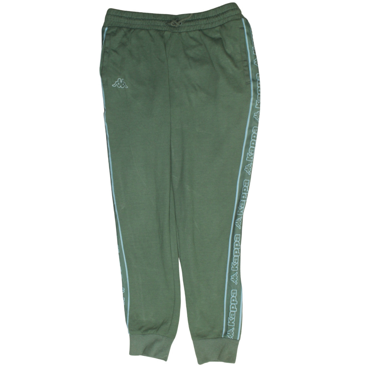 Mens UK Size XL Kappa Regular Fit Jogger Green Trousers
