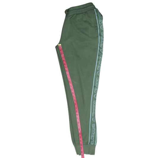 Mens UK Size XL Kappa Regular Fit Jogger Green Trousers