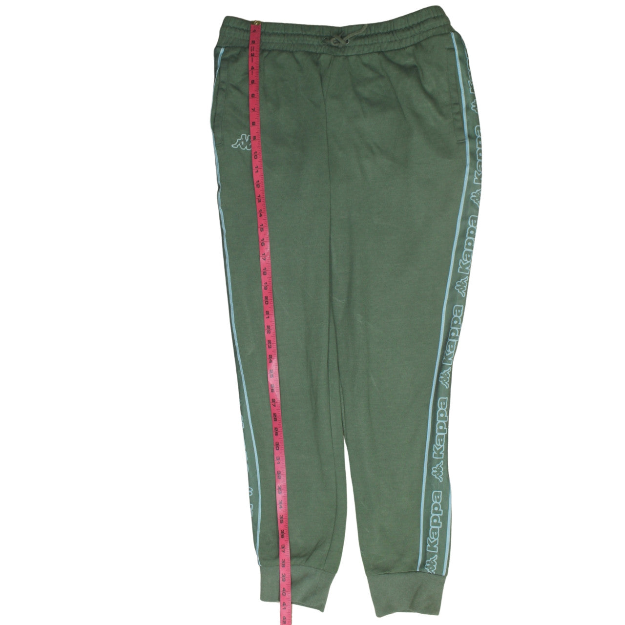 Mens UK Size XL Kappa Regular Fit Jogger Green Trousers