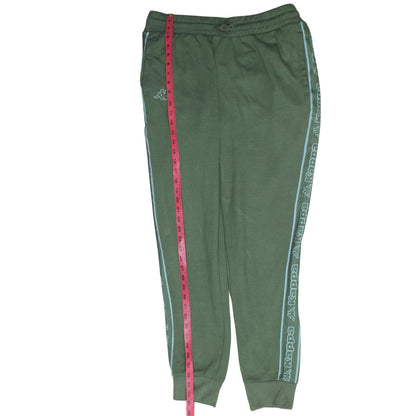 Mens UK Size XL Kappa Regular Fit Jogger Green Trousers