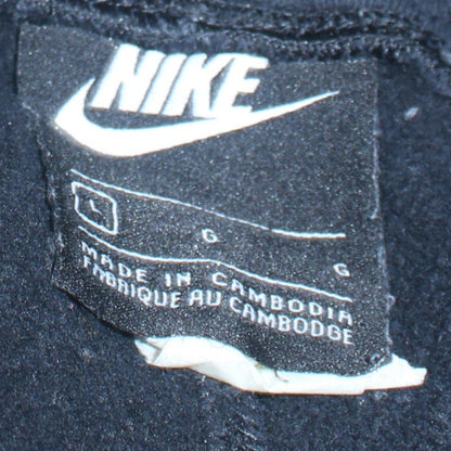 Nike Men's Black Fleece Sweatpants L Regular Fit Tapered