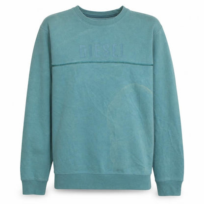 Mens UK Size S Diesel Green Pullover Sweatshirt