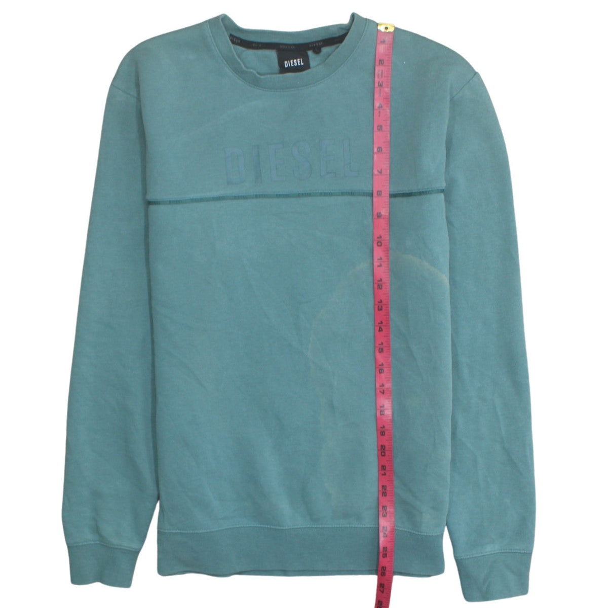 Mens UK Size S Diesel Green Pullover Sweatshirt