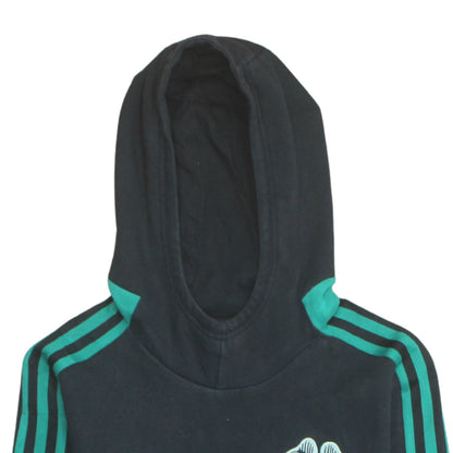 Adidas Boys Black Pullover Hoodie 13-14 Years Football Sportswear